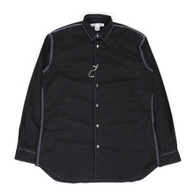 Load image into Gallery viewer, Comme Des Garcons SHIRT Black Contrast Stitch Shirt Size Large

