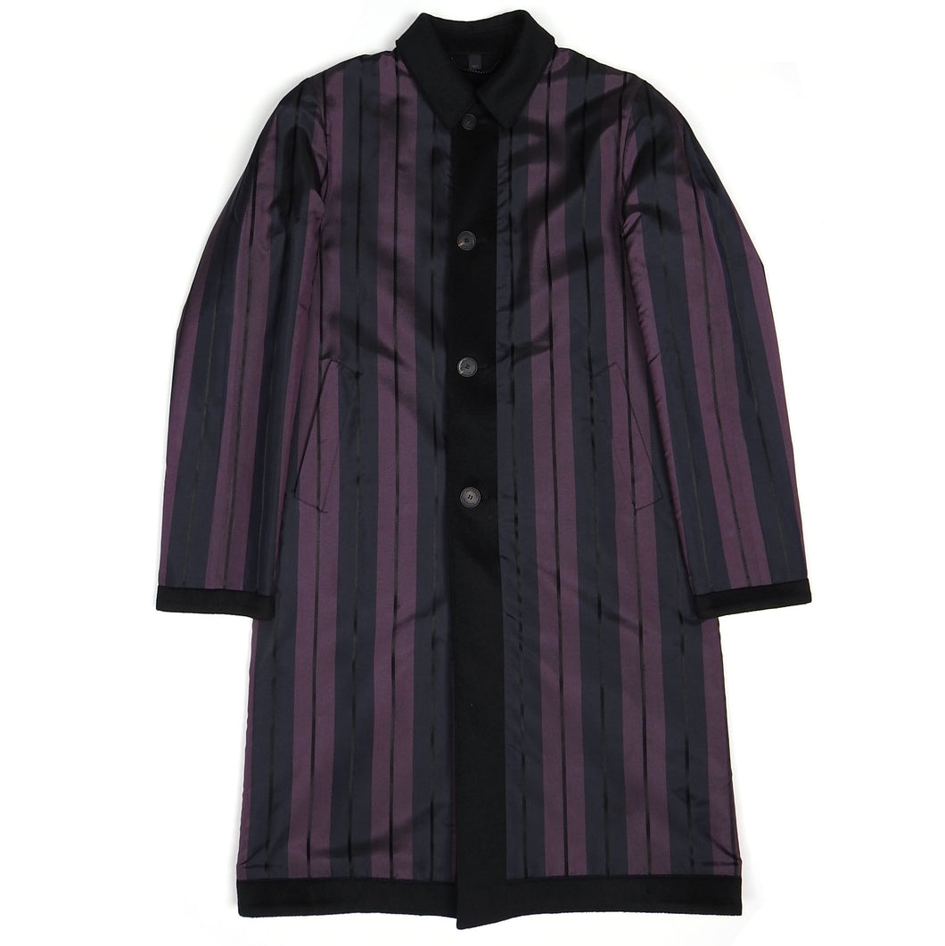 Burberry Prorsum Silk/Cashmere Reversible Coat Size 48