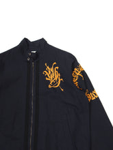Load image into Gallery viewer, Dries Van Noten Navy Embroidered Zip Jacket Size 46
