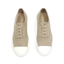 Load image into Gallery viewer, Prada Taupe Shell Toe Sneaker Size 7.5
