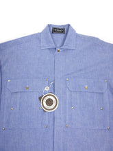 Load image into Gallery viewer, Versace Jeans Couture Oversized Blue Shirt Size 46
