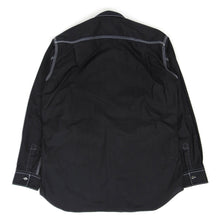 Load image into Gallery viewer, Comme Des Garcons SHIRT Black Contrast Stitch Shirt Size Large

