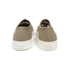 Load image into Gallery viewer, Prada Taupe Shell Toe Sneaker Size 7.5
