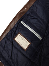 Load image into Gallery viewer, Brunello Cucinelli Leather Quilted Jacket Size Medium
