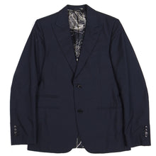 Load image into Gallery viewer, Hermes Navy Silk Blazer Size 46

