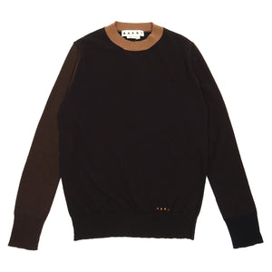 Marni Brown/Black Wool Sweater Size 48