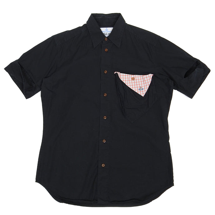 Vivienne Westwood Black SS Button UP Size 2