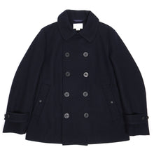 Load image into Gallery viewer, Nanamica Navy Wool Peacoat Large
