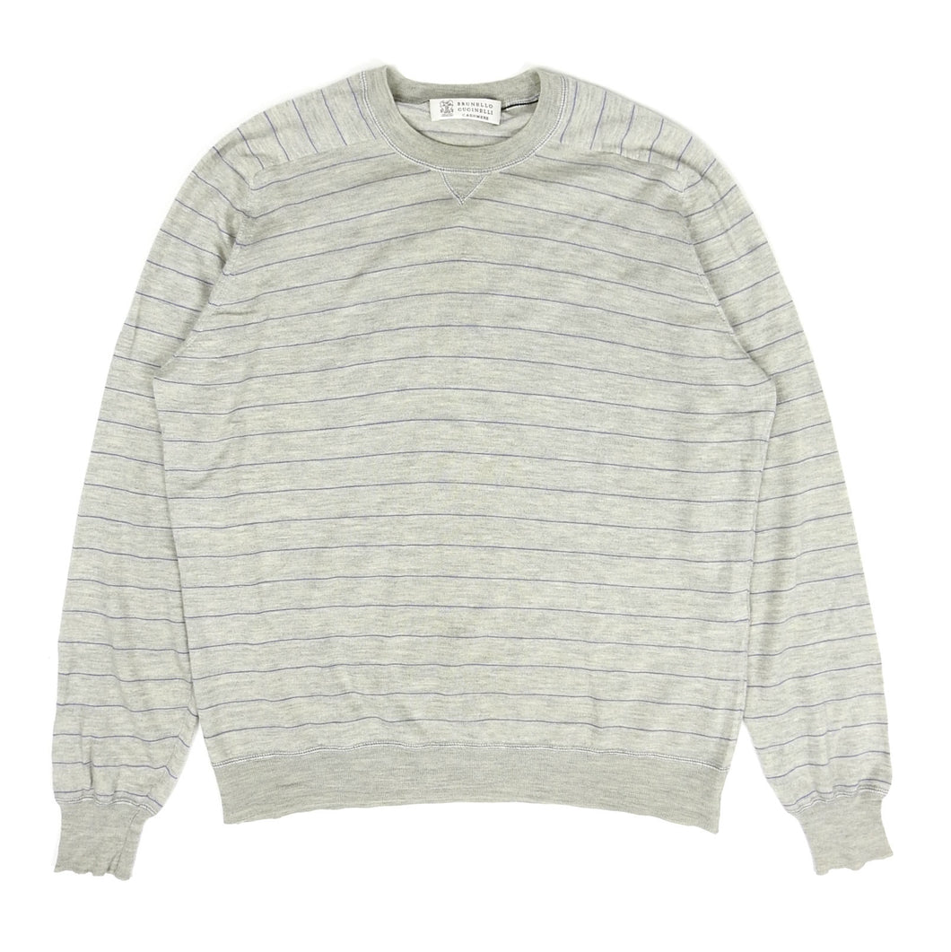 Brunello Cucinelli Striped Cashmere Sweater Size 48