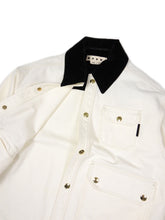 Load image into Gallery viewer, Marni White Denim Chore Jacket Size 46
