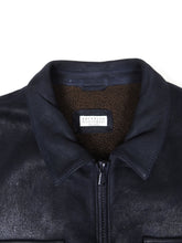 Load image into Gallery viewer, Brunello Cucinelli Navy Shearling Jacket Size Medium
