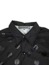Load image into Gallery viewer, Comme Des Garcons Good Design Shop Black Polka Dot Coach Jacket Size Medium
