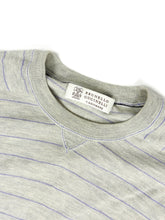 Load image into Gallery viewer, Brunello Cucinelli Striped Cashmere Sweater Size 48
