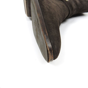 Saint Laurent Brown Wyatt 40 Harness Boots Size 42