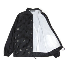 Load image into Gallery viewer, Comme Des Garcons Good Design Shop Black Polka Dot Coach Jacket Size Medium
