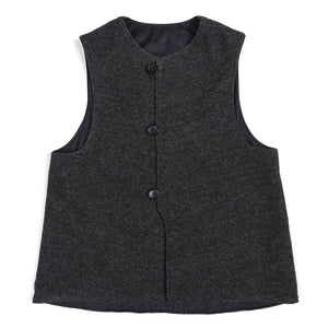 Engineered Garment Navy/Grey Reversible Vest Size Large