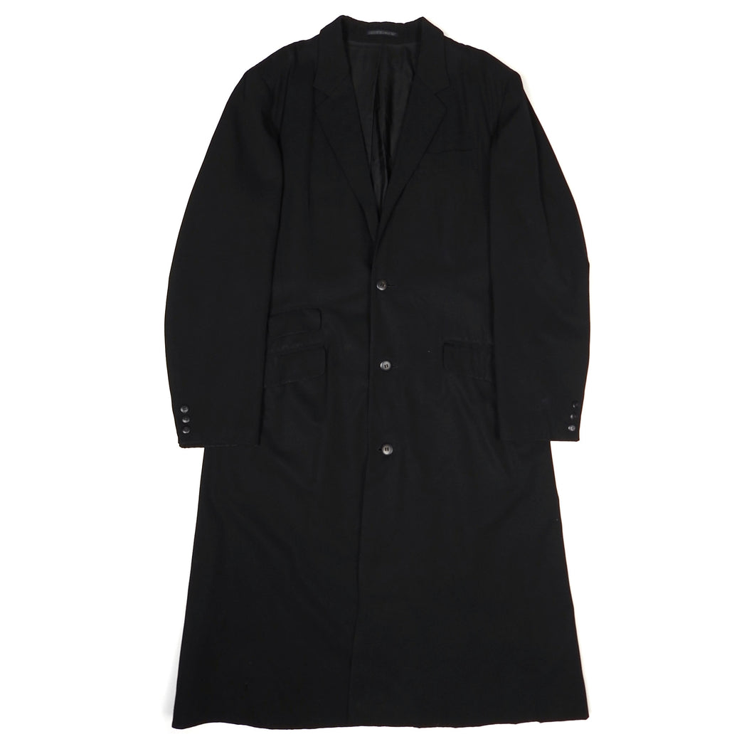 Yohji Yamamoto Vintage Black Trench Coat Fits L/XL
