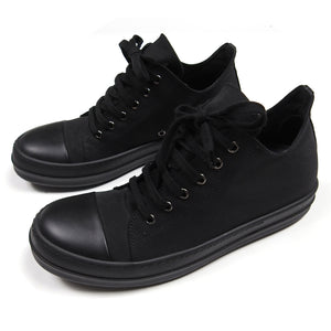 Rick Owens DRKSHDW Black Low Sneaker Size 41.5