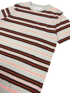 Wacko Maria Guilty Parties Striped Pique T-Shirt Size Large