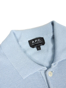 A.P.C. Knit SS Polo Size Large