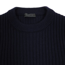 Load image into Gallery viewer, Prada Navy Knit Sweater Size 50
