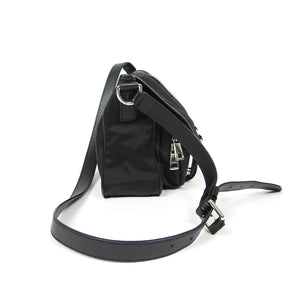 Gucci Guccissma Black Nylon/Leather Crossbody Messenger Bag