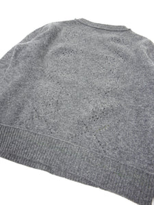 Raf Simons Grey Distressed Knit Size Large