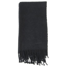 Load image into Gallery viewer, Hermes Black Cashmere Scarf
