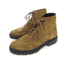 Load image into Gallery viewer, Bottega Boots Veneta Brown Suede Intrecciato Boots Size 41
