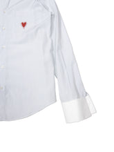 Load image into Gallery viewer, Gucci Striped Heart Cufflink Shirt Size 38 || 15
