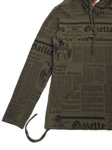 John Galliano Underwear Gazette Hoodie Size 50