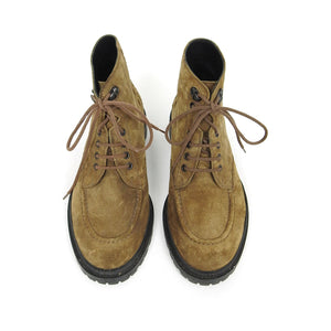Bottega Boots Veneta Brown Suede Intrecciato Boots Size 41