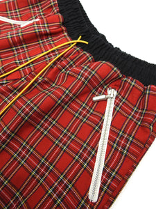 Rhude Red Tartan Shorts Size Medium