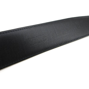 Prada Black Leather Belt Size 90