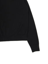 Load image into Gallery viewer, Celine Black Wool Mockneck Sweater Size Medium
