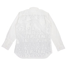 Load image into Gallery viewer, Comme Des Garcons SHIRT Numbers Shirt Medium
