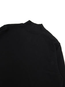 Celine Black Wool Mockneck Sweater Size Medium