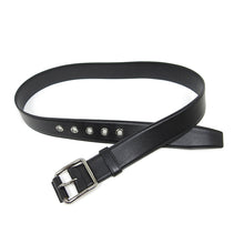 Load image into Gallery viewer, Prada Black Leather Belt Size 90

