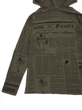 Load image into Gallery viewer, John Galliano Underwear Gazette Hoodie Size 50

