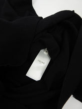 Load image into Gallery viewer, Celine Black Wool Mockneck Sweater Size Medium
