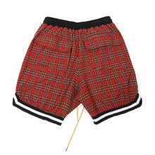 Load image into Gallery viewer, Rhude Red Tartan Shorts Size Medium
