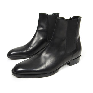 Saint Laurent Black Wyatt Chelsea Boots Size 42.5