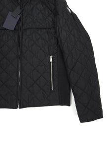 Prada Black Nylon Quilted Jacket Size 48
