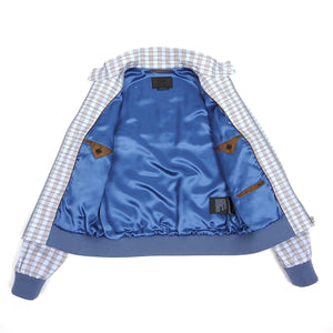 Prada Blue Check Jacket Size 46