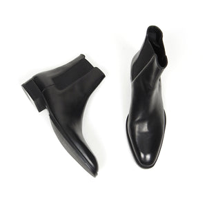 Saint Laurent Black Wyatt Chelsea Boots Size 42.5