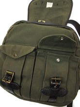 Load image into Gallery viewer, Filson Green Twill Backpack
