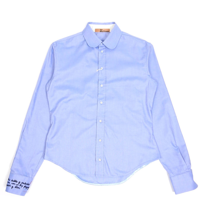 John Galliano Blue Shirt Size 50