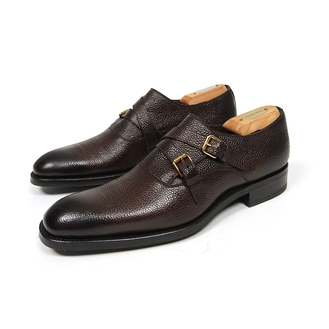 Tom Ford Pebble Leather Monk Strap Shoe Size 9.5