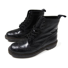 Load image into Gallery viewer, Prada Black Brogue Boot Size 9
