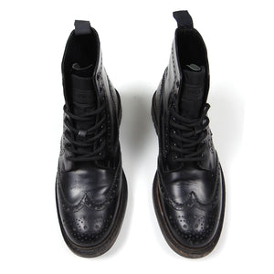 Prada Black Brogue Boot Size 9